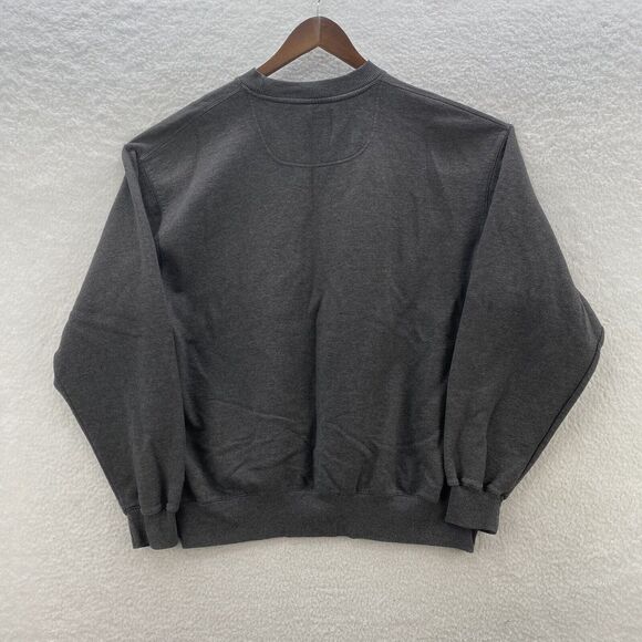 Champion Sweatshirt Men's XL Gray ECO Crewneck Pullover Long Sleeve Logo - Picture 9 of 13